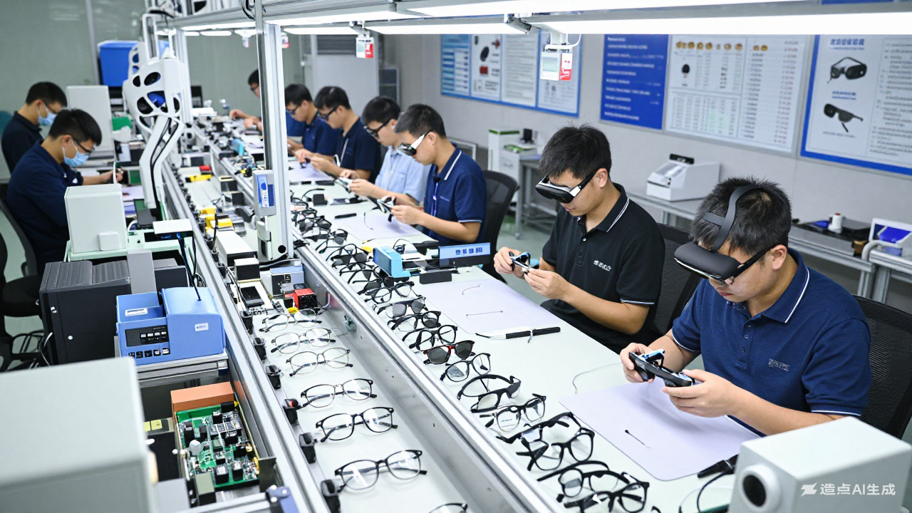 企业加速布局AI眼镜赛道 上下游产业链受益