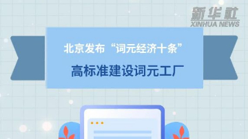 北京发布“词元经济十条” 高标准建设词元工厂